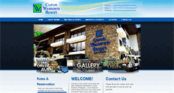 Desktop Screenshot of coronwestownresort.com